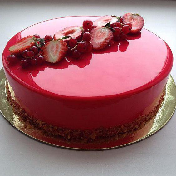 Муссовый торт с зеркальной глазурью — рецепт с фото пошагово