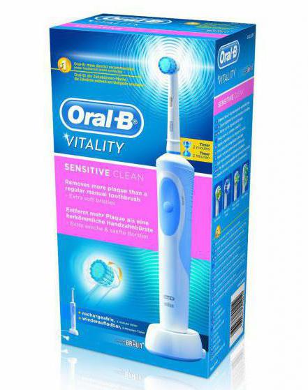 электрическая зубная щетка braun oral b vitality 