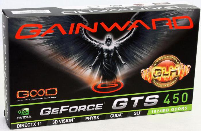 nvidia geforce gts 450 характеристики