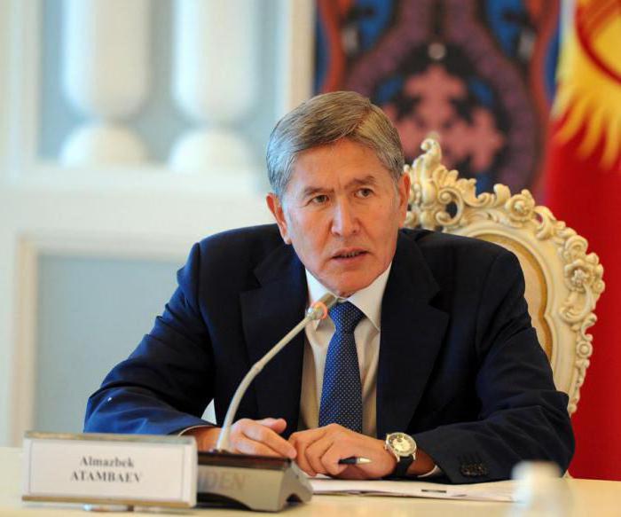 глава Киргизии Алмазбек Атамбаев