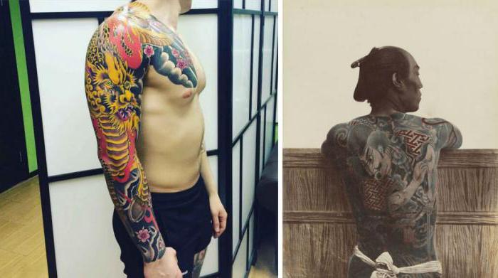 татуировки в японском стиле