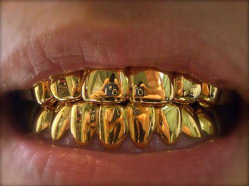 золотые зубы фото