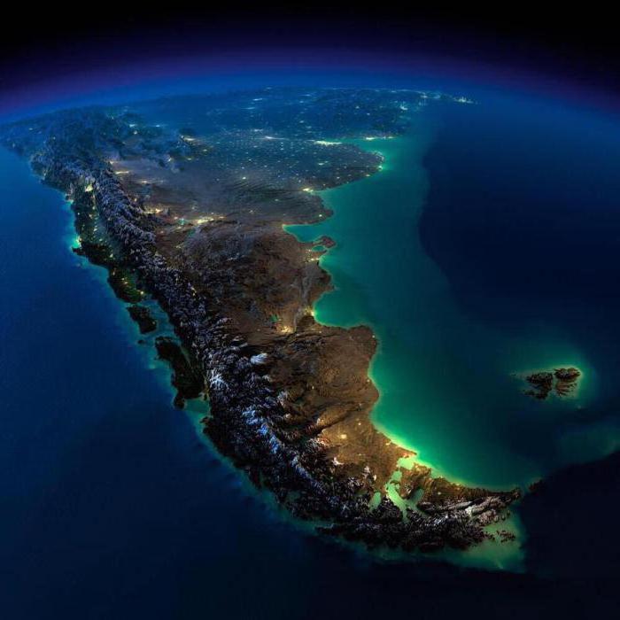Площадь природных зон Южной Америки