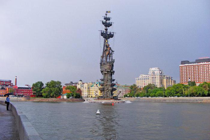 петр 1 памятник в москве 