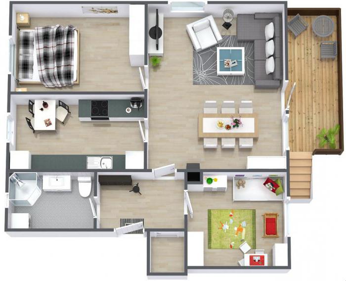 планировка 3 х комнатной квартиры с размерами