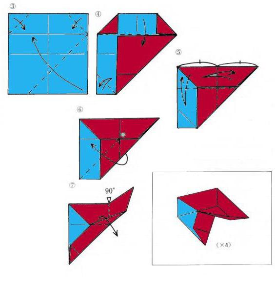 как сделать коробку оригами из бумаги