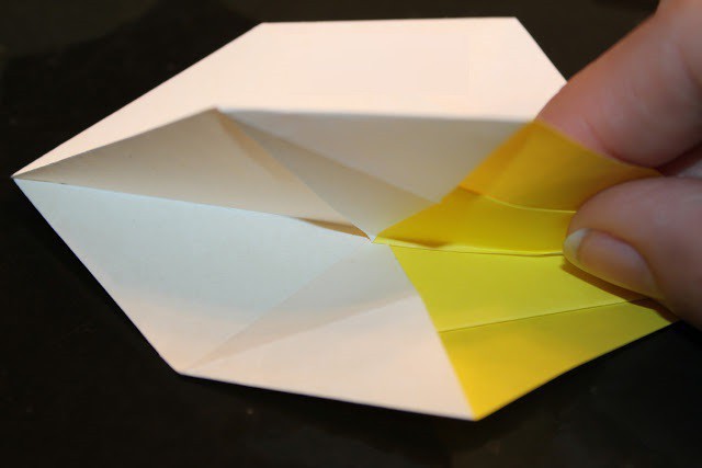 как сделать коробку оригами из бумаги