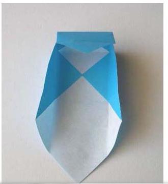 оригами коробка из бумаги