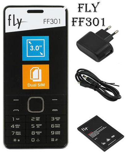 мобильный телефон fly ff301 black