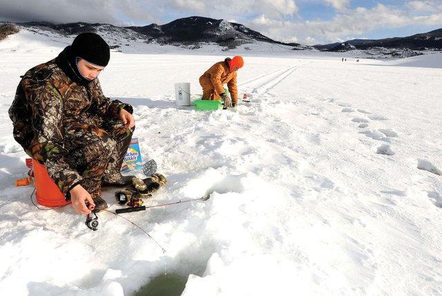 Зимняя рыбалка по первому льду