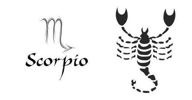 Скорпион знак зодиака чб