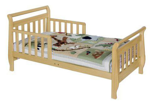 детская кровать с высокими бортиками 