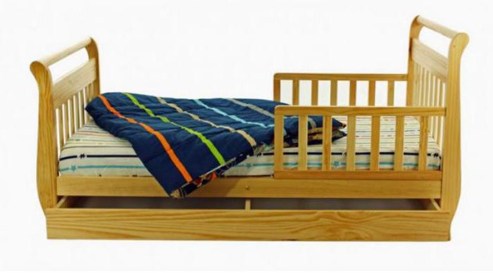 кровать детская с бортиком от 2 лет 
