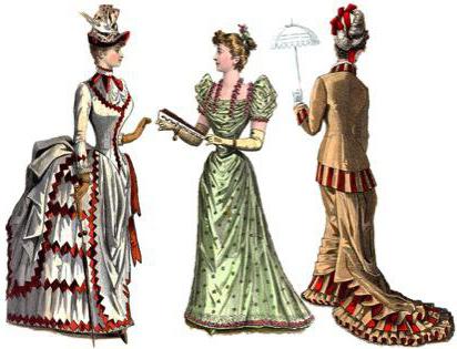 женская мода 19 века 
