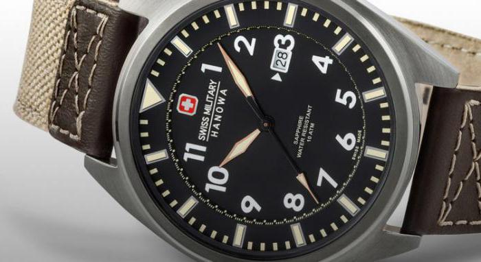 мужские наручные швейцарские часы swiss military hanowa