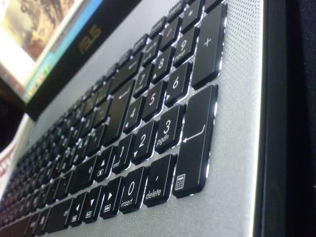 ASUS N56VZ, клавиатура 