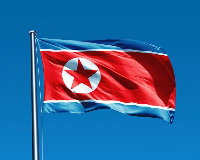 северная корея флаг