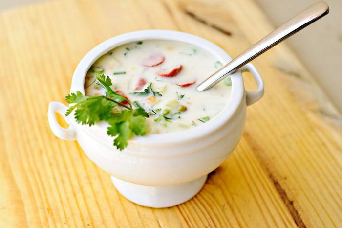 Холодные супы с традиционными национальными кисломолочными напитками