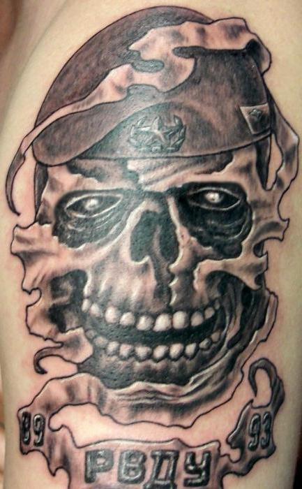 армейские татуировки по родам войск 