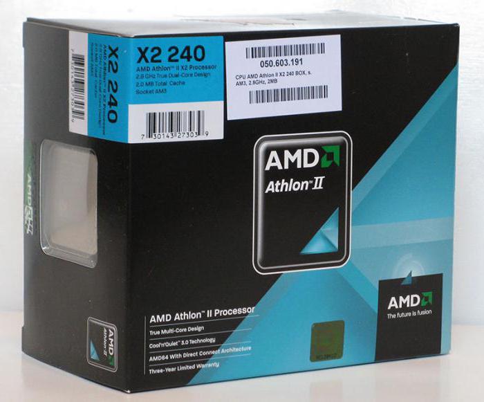 amd athlon tm ii x2 240 processor
