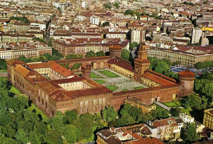 Замок Сфорца в Милане 