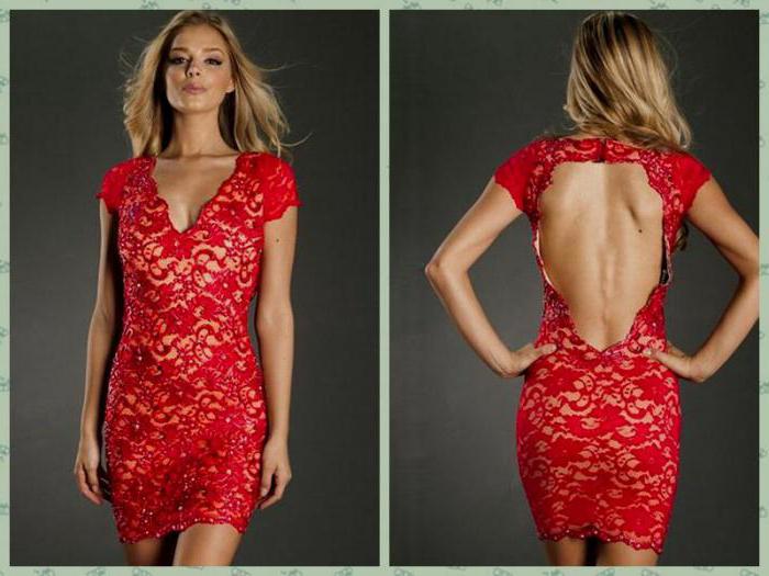 красное платье коктейльное фасоны