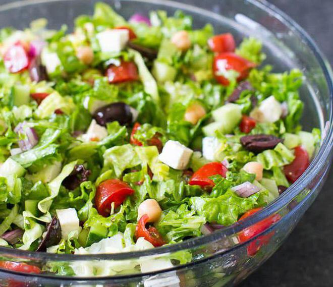салат с листьями салата рецепты с фото 