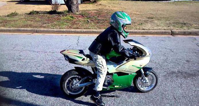 детский мини мотоцикл на бензине
