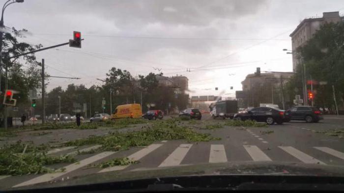 Ураган в Октябрьском в Башкирии