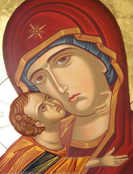Молитва и икона богородице о детях