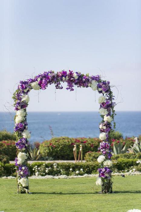 фото арка для цветов 