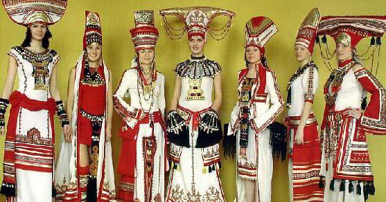 мордовский женский национальный костюм