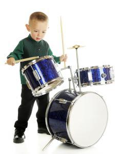 музыкальная барабанная установка детская