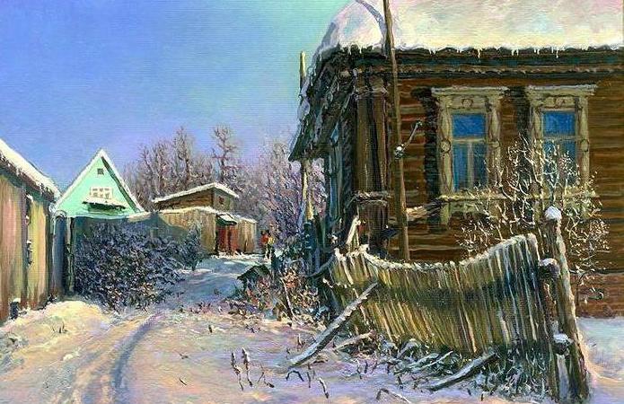 Сочинение: Русская деревня в изображении И.А.Бунина