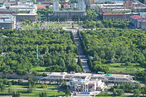 Парк горького в красноярске