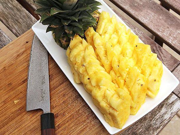 как правильно чистить ананас