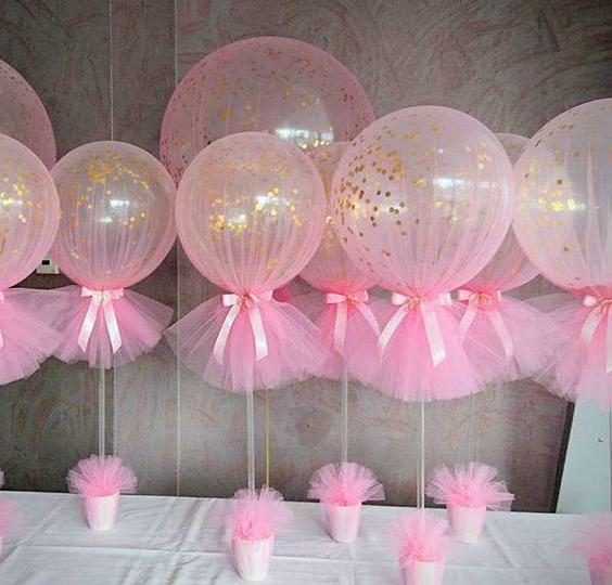 Украсить комнату шарами на день рождения ребенка