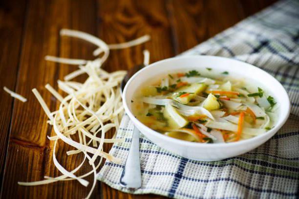 калорийность суп лапша с курицей и картошкой