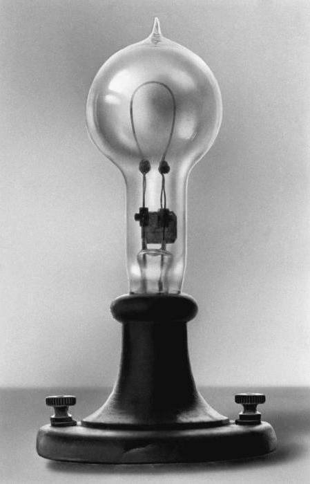 конструкция современной лампы накаливания 