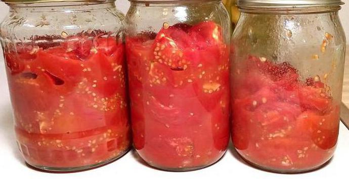 рецепт помидор половинками 