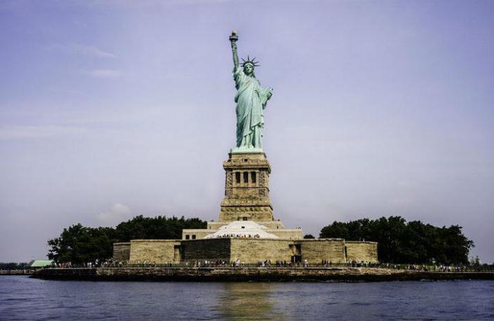 статуя свободы Соединённые Штаты Америки кто подарил 