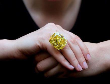 кольцо из желтого золота с бриллиантом