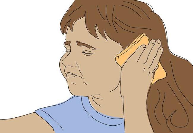 согревающий компресс на ухо
