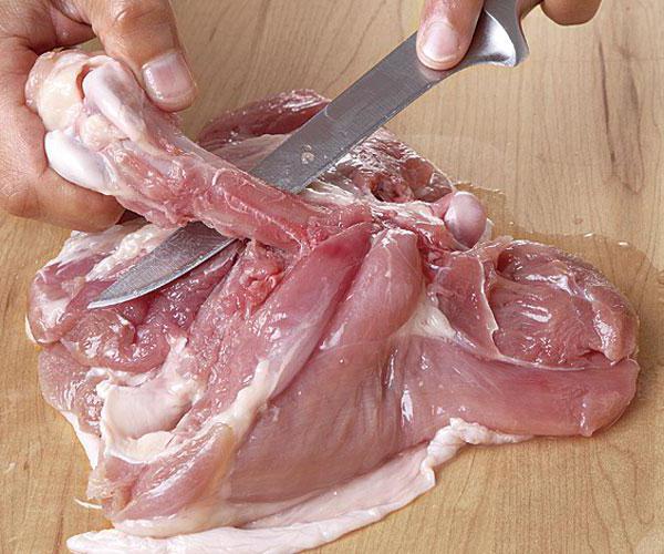 обвалочный нож для обвалки мяса 