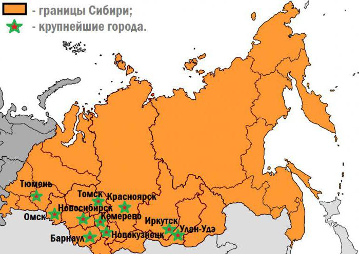 крупные города Сибири список