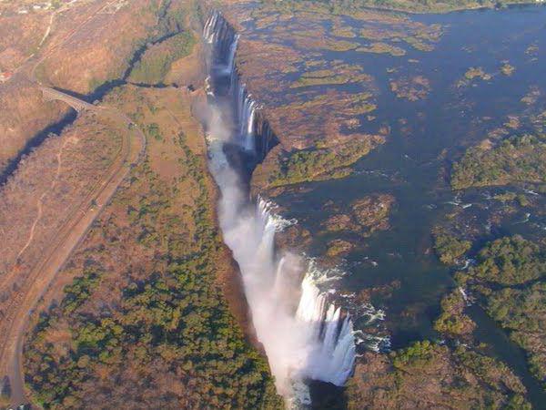 Ливингстон Африка водопад