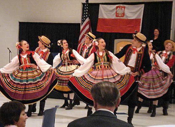 польский народный парный танец 