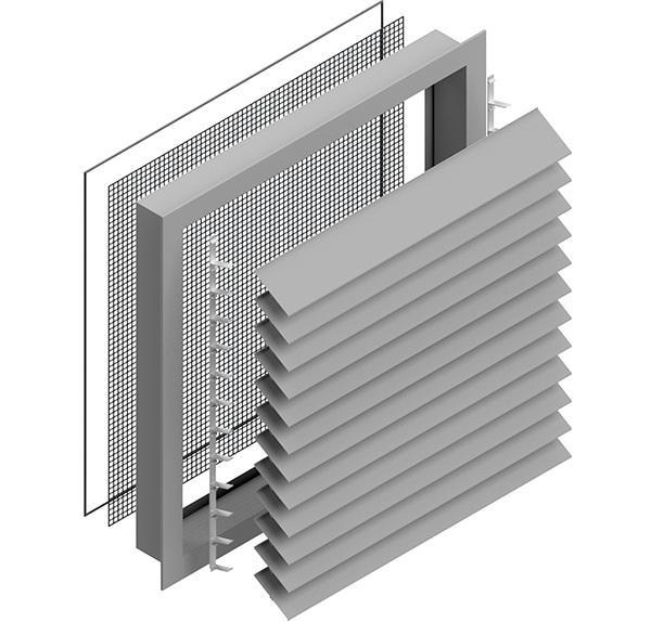 Наружные вентиляционные решетки для фасада :: SYL