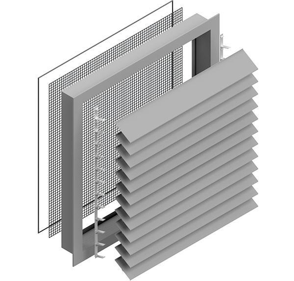 решетка вентиляционная наружная