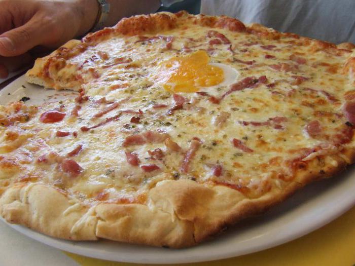 пицца карбонара рецепт с беконом 